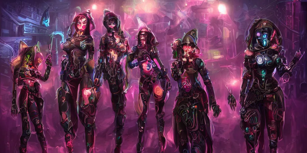 Image similar to cyber sisters of Moriae, 8k resolution