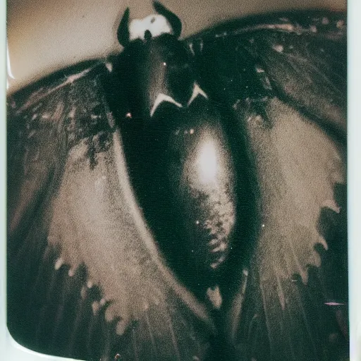 Image similar to polaroid from mothman