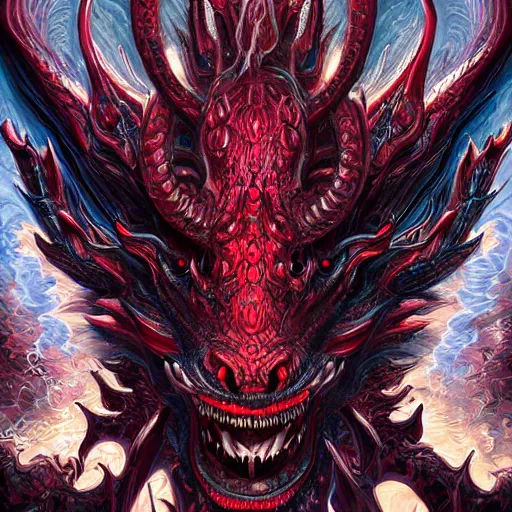 Prompt: dragon, demon, satan, red eyes, chain, handcuffs, wide open mouth, scream, cruelty, light effect, hyper detailed, intricate, elegant, highly detailed, digital painting, artstation, concept art, matte, sharp focus, illustration, by dan mumford, yusuke murata, makoto shinkai, ross tran