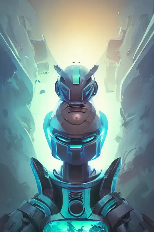 Image similar to epic mask helmet robot ninja portrait stylized as fornite style game design fanart by concept artist gervasio canda, behance hd by jesper ejsing, by rhads, makoto shinkai and lois van baarle, ilya kuvshinov, rossdraws global illumination radiating a glowing aura global illumination ray tracing hdr render in unreal engine 5