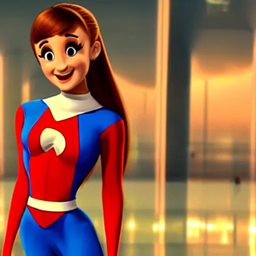 Image similar to Ariana Grande as Elastigirl