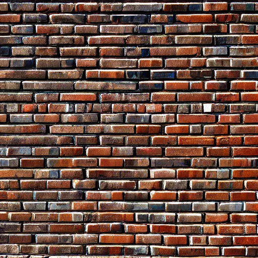 Image similar to a brick wall where each brick is a different colour wide angle shot