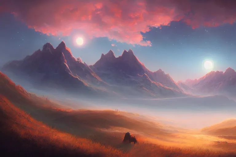 Image similar to the sky is an ocean over the mountains by jessica rossier