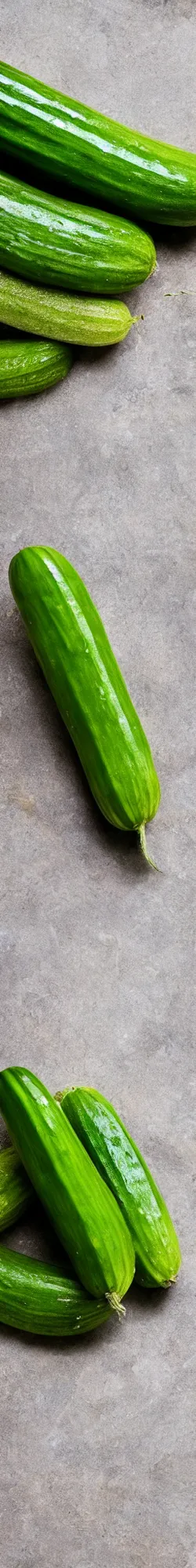 Prompt: a single really long cucumber, food photography, studio photo