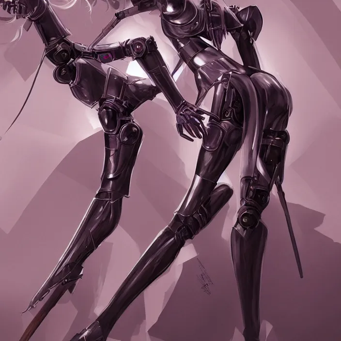 Prompt: dominatrix assassin robot, matriarchy, oriental, hyper feminine, extremely detailed, sharp focus, pastel, intricate, realistic, smooth, volumetric lighting, digital painting, by miyazaki