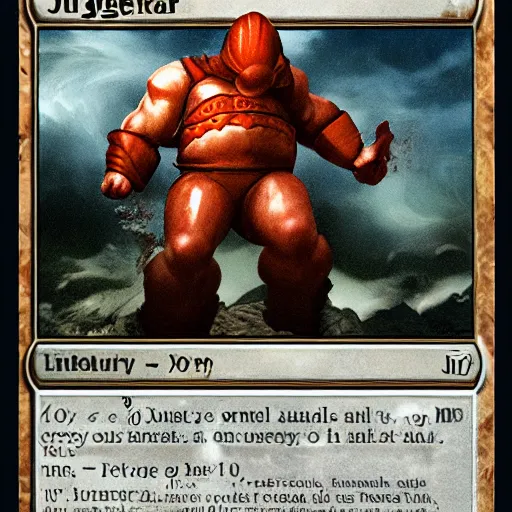 Image similar to a juggernaut