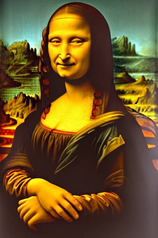 Image similar to Homer Simpson as Mona Lisa,