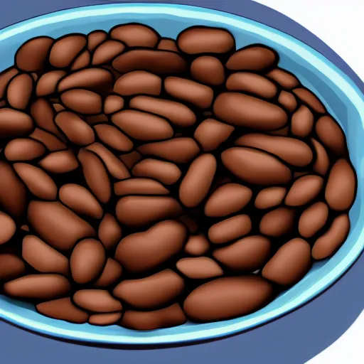 Image similar to digital drawing of beans