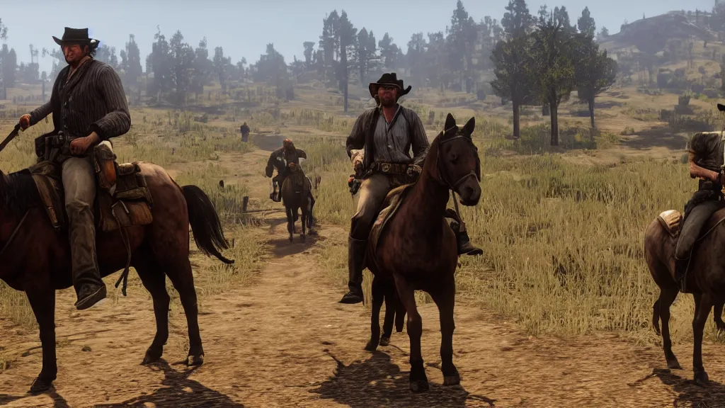 Prompt: Red dead redemption 3 gameplay