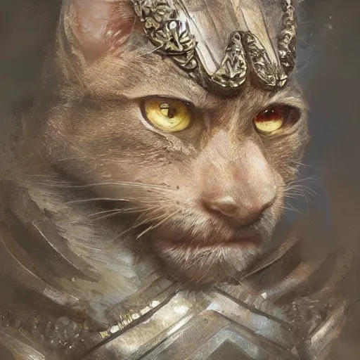 Prompt: a beautfiul award winning commission portrait of khajit wearing diamond victorian armour,digital art,art by greg rutkowski,character design by charles bowater,photorealistic,ross tran,hyperdetailed,detailed face,fascinating,2021,western comic style