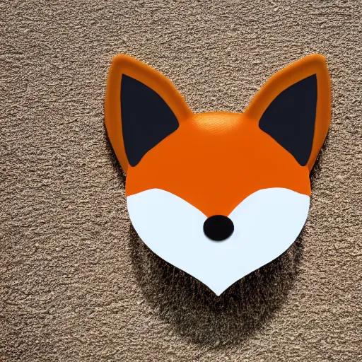 Prompt: professional emoji of a cute fox, high quality, HD, minimalist, 8K, famous