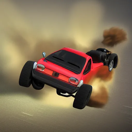 Image similar to fuzzy car crash, ultra 4 k