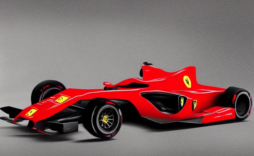 Prompt: “A 2025 Ferrari Formula One Concept, studio lighting, HYPER REALISTIC VFX SIMULATION, 8K”