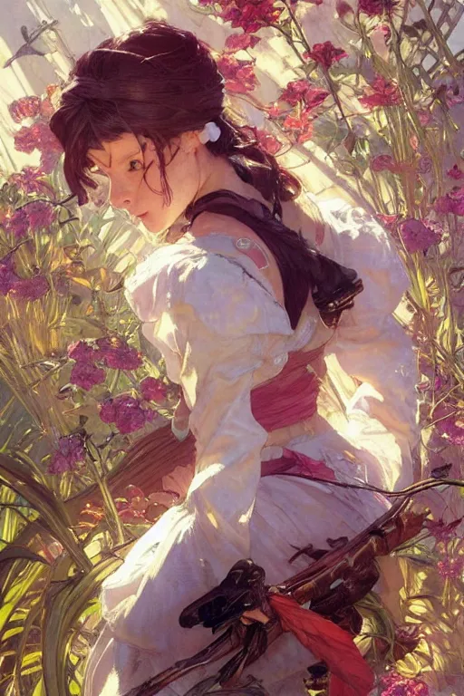 Image similar to 🌸✨::3, by Stanley Artgerm Lau, greg rutkowski, thomas kindkade, alphonse mucha, loish, norman Rockwell,