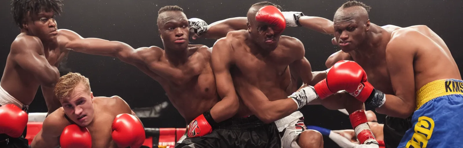 Image similar to ksi fighting jake paul