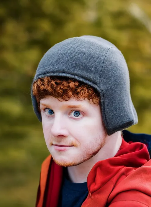 Image similar to portrait photo still of real life kyle broflovski, 8 k, 8 5 mm, f. 1 4