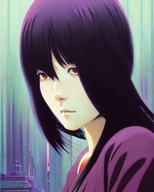 Image similar to an anime goddess of shadows | | very very anime!!!, fine - face, audrey plaza, realistic shaded perfect face, fine details. anime. realistic shaded lighting poster by ilya kuvshinov katsuhiro otomo ghost - in - the - shell, magali villeneuve, artgerm, jeremy lipkin and michael garmash and rob rey