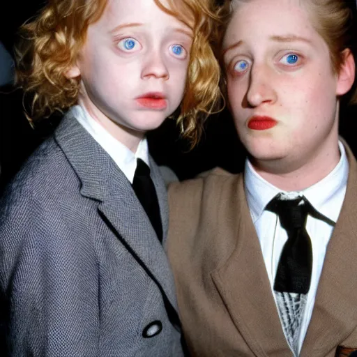 Image similar to macaulay culkin looking surprised