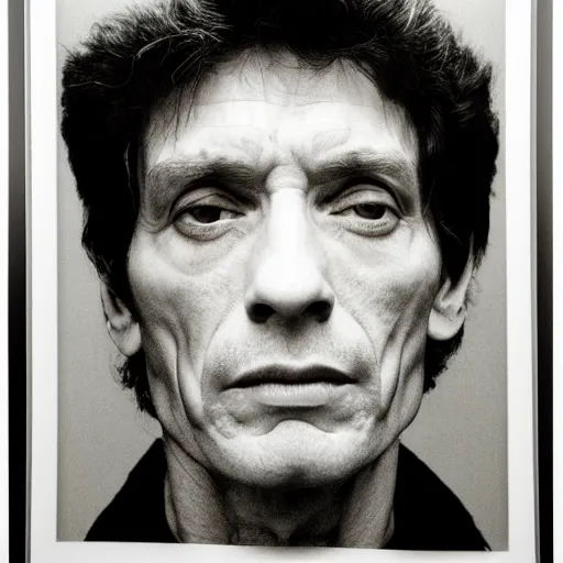 Prompt: portrait by robert mapplethorpe