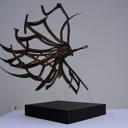 Image similar to metal sculpture of christian funnell