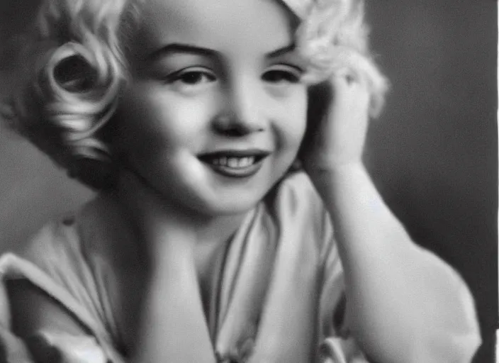 Image similar to professional fine detailed photo portrait of young marilyn monroe from makhachkala, dagestan kid in the postsoviet suburbia, iphone photo, instagram
