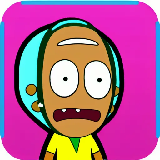 Image similar to amazing world of gumball rick and morty icon