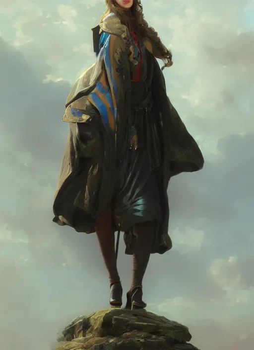 Prompt: beautiful statue of young woman wearing oversized black puffer jacket, digital art by eugene de blaas, ross tran, and nasreddine dinet, vibrant color scheme, intricately detailed, in the style of romanticism, cinematic, artstation, greg rutkowski