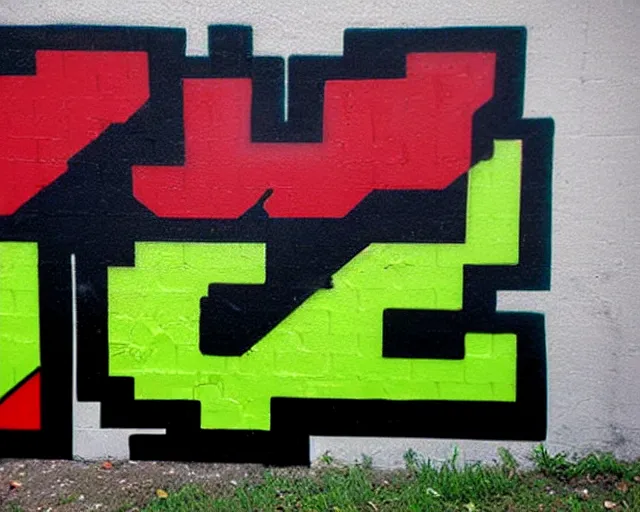 Image similar to graffiti artwork by invader