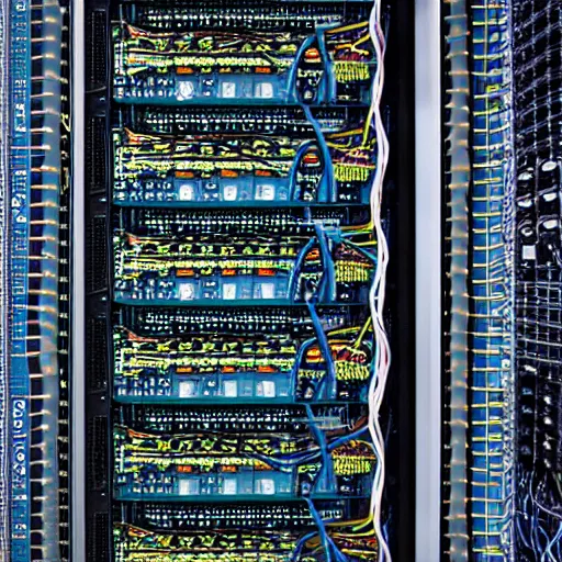 Image similar to the inside of a network packet