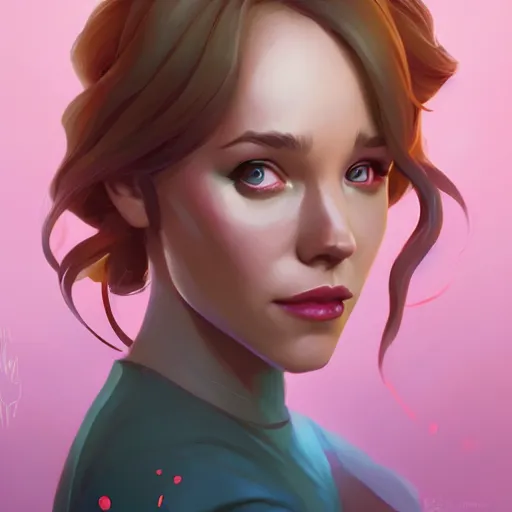 Image similar to a portrait of a beautiful rachel mcadams, art by lois van baarle and loish and ross tran and rossdraws and sam yang and samdoesarts and artgerm and saruei, digital art, highly detailed, intricate, sharp focus, Trending on Artstation HQ, deviantart, unreal engine 5, 4K UHD image