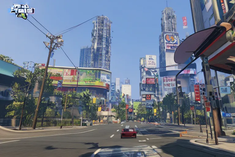 Prompt: screenshot of Grand Theft Auto 6: Tokyo, for ps5, Highly Detailed, Unreal engine 5, HD, 8k, GTX 3090,