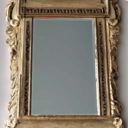 Image similar to a mirror looking in the mirror