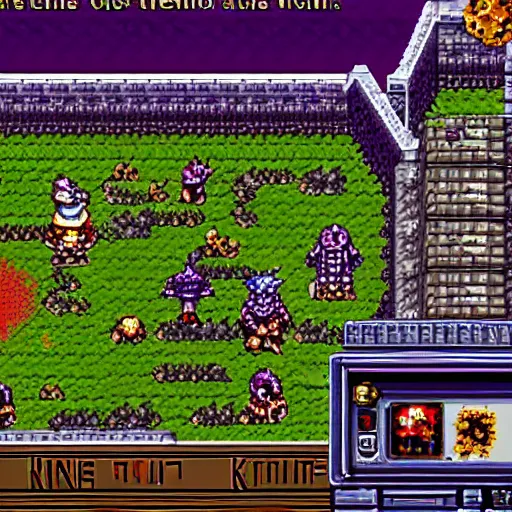 Image similar to Chrono Trigger screenshot of kingdom of zeal