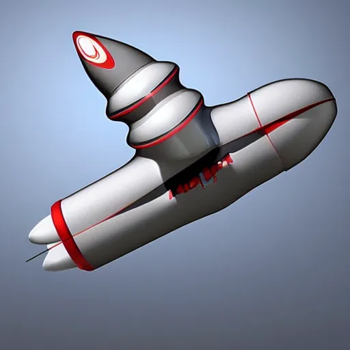 Prompt: if apple designed a rocket ship