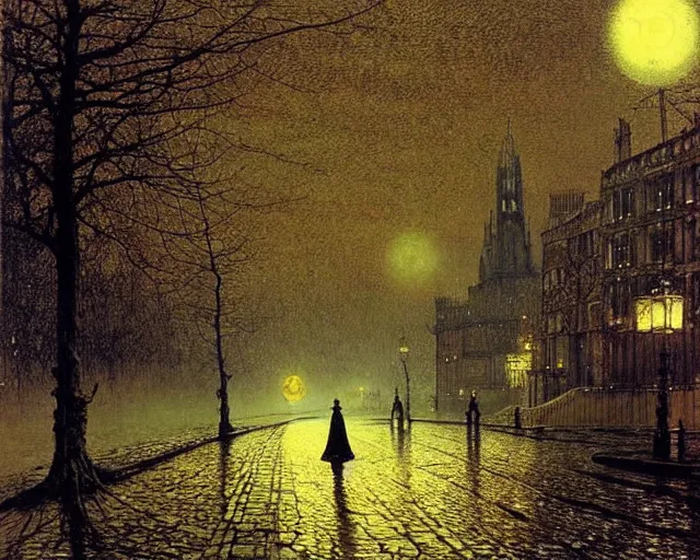 Prompt: john atkinson grimshaw