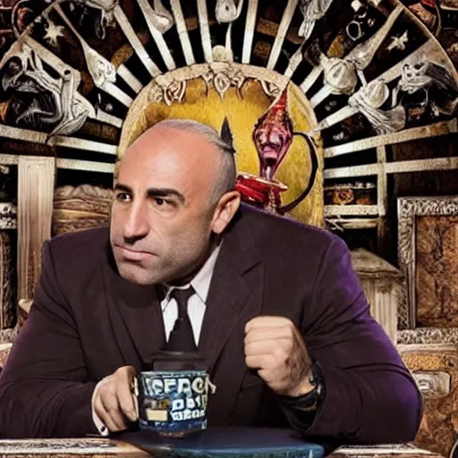 Prompt: Joe Rogan podcast with the Pope as guest