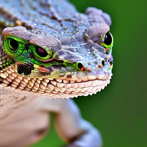 Prompt: close - up photo cute angry lizard gecko, hyper realistic, cinematic, 4 k