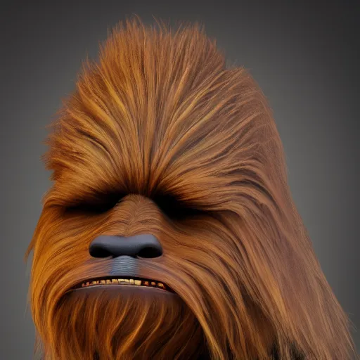 Image similar to Chewbacca as a Horse, 4k, hyper detailed