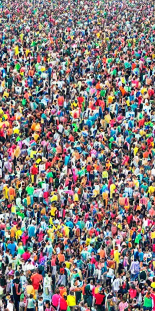 Image similar to poster, the global population reached 1 0 billion.