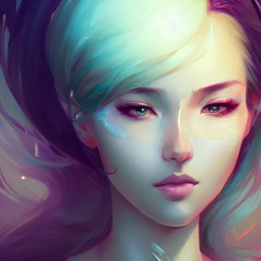 Image similar to a portrait of a beautiful woman, art by lois van baarle and ross tran and sam yang and wlop and artgerm, digital art, highly detailed, intricate, sharp focus, Trending on Artstation HQ, deviantart, unreal engine 5, 4K UHD image