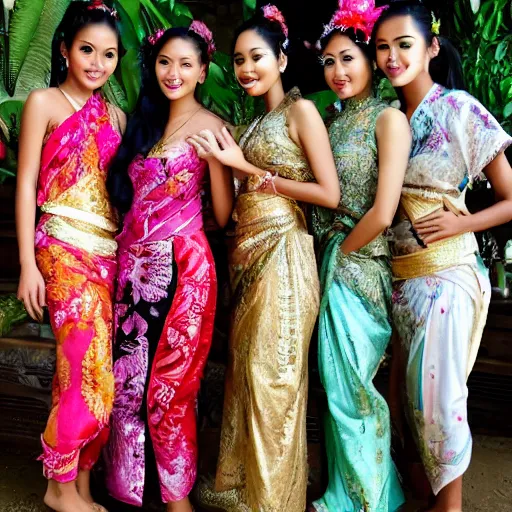 Prompt: balinese girls