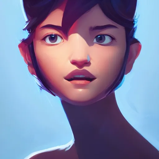 Image similar to face icon stylized minimalist pax, loftis, cory behance hd by jesper ejsing, by rhads, makoto shinkai and lois van baarle, ilya kuvshinov, rossdraws global illumination