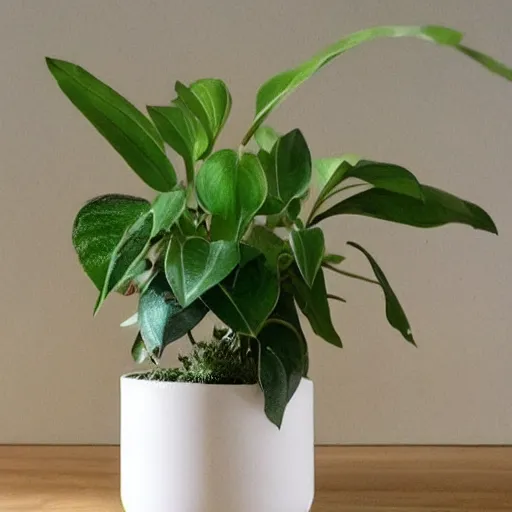 Image similar to a unique interesting pot made from connecting circles houseplants