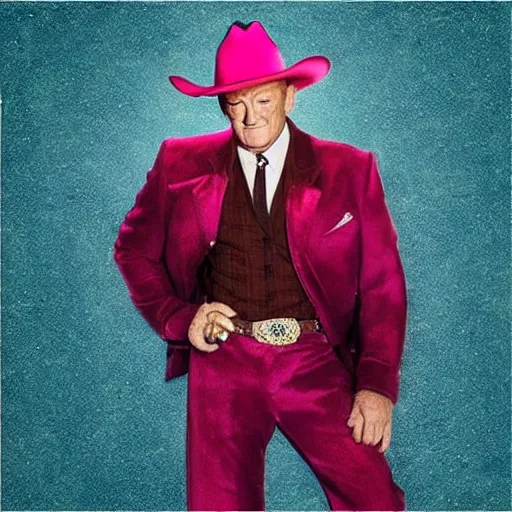 Image similar to “ john wayne in rupaul ’ s drag race ”