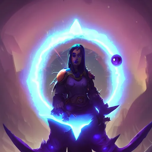 Image similar to glowing eye with fingers floating, an eye in the centered of the hand, eye, violet theme, bright art masterpiece artstation. 8 k, sharp high quality artwork in style of jose daniel cabrera pena and greg rutkowski, concept art by tooth wu, blizzard warcraft artwork, hearthstone card game artwork, magic eye