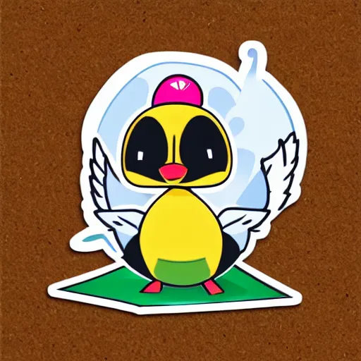 Image similar to chibi goose sticker
