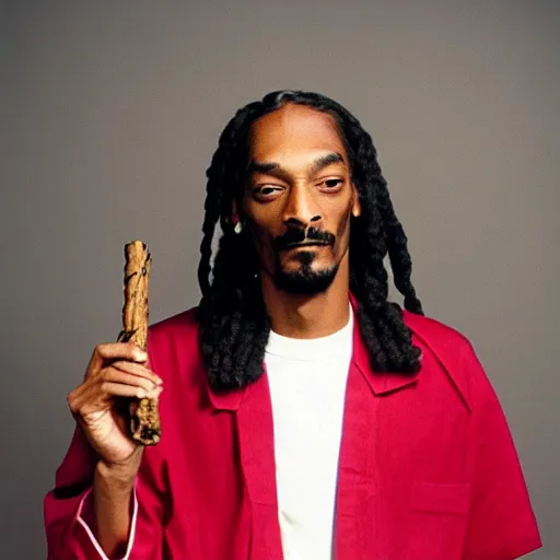 Image similar to Snoop Dogg holding a hemp cigar for a 1990s sitcom tv show, Studio Photograph, portrait, C 12.0