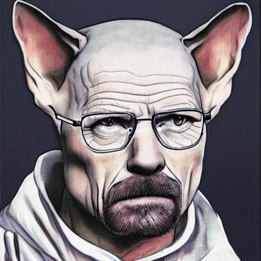 Image similar to walter white catboy