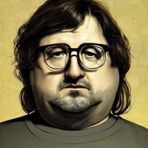 Prompt: gabe newell in the sopranos, au naturel, hyper detailed, digital art, trending in artstation, cinematic lighting, studio quality, smooth render, unreal engine 5 rendered, octane rendered, art style by klimt and nixeu and ian sprigger and wlop and krenz cushart
