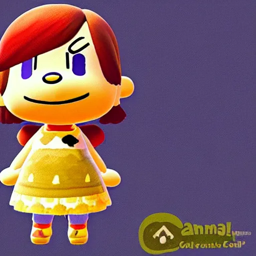 Prompt: animal crossing isabelle artwork